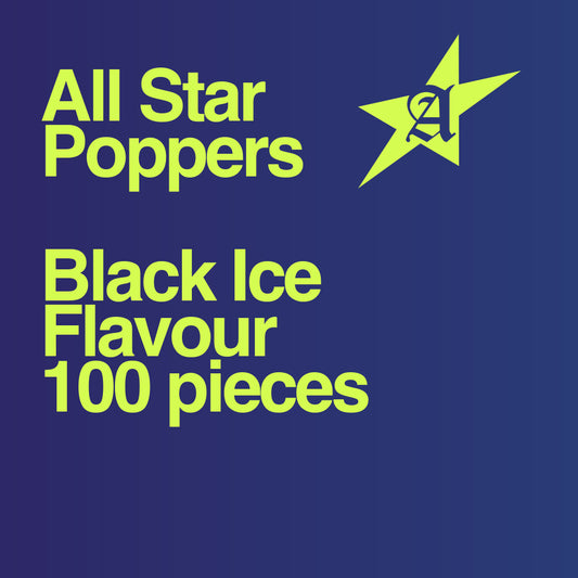 All Star - Cigarette Popper Flavour Balls - Black Ice (100 Balls) Rollover Image