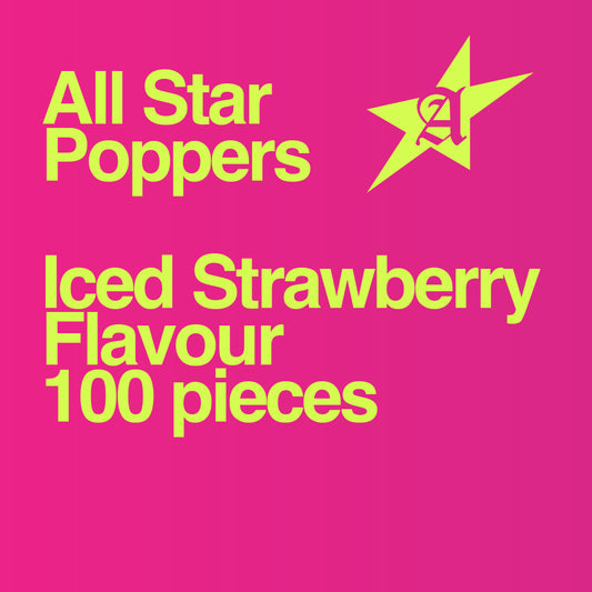 All Star - Cigarette Popper Flavour Balls - Iced Strawberry (100 Balls) rollover image