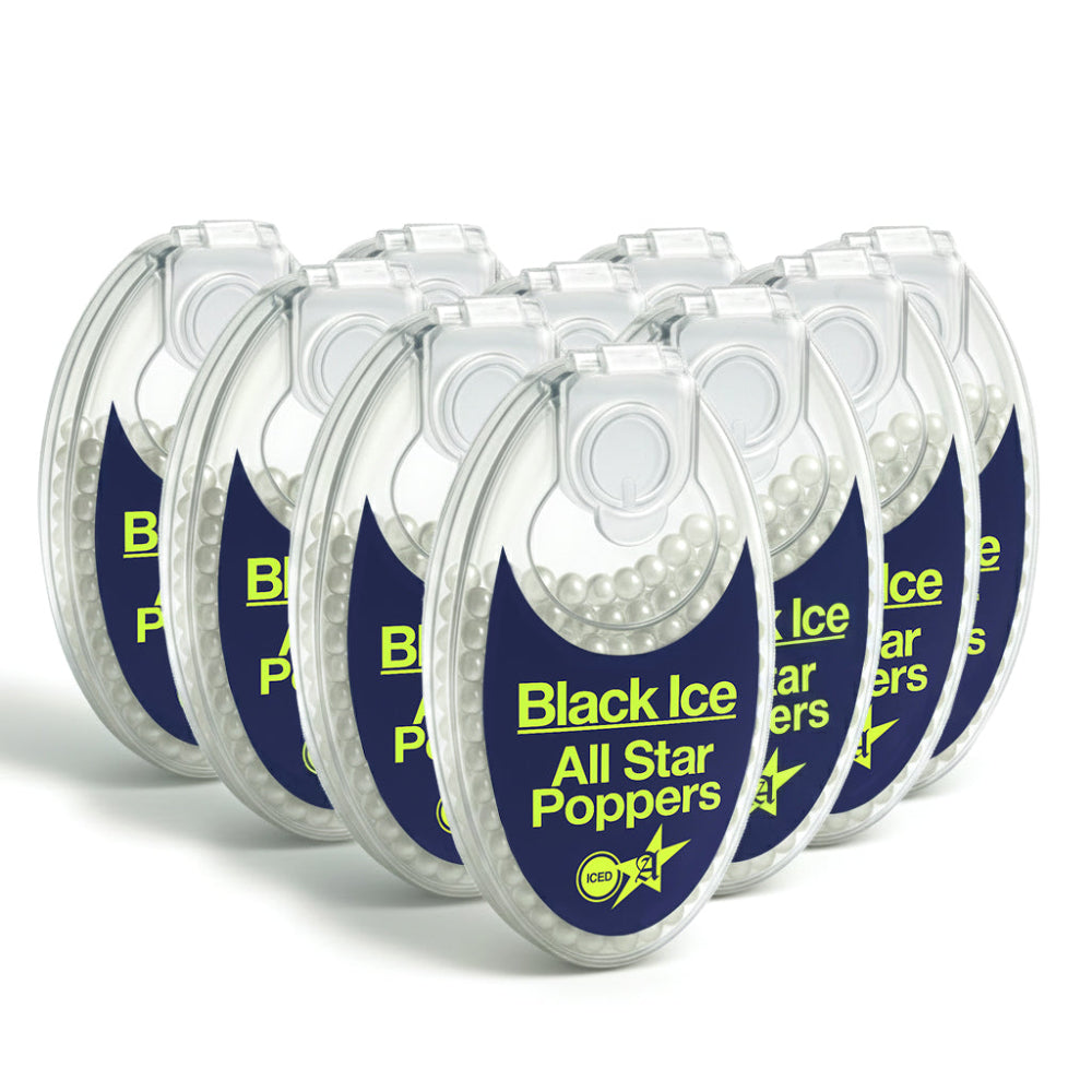 Black Ice Menthol Crush Balls 10-Pack (1000) Bulk Value  All Star  Cigarette Poppers