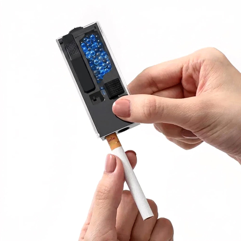 All Star cigarette popper applicator Black Stealth: usage view