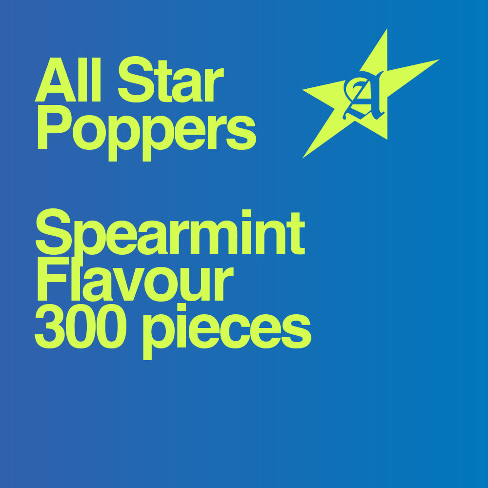 All Star - Cigarette Popper Bundle - Spearmint 3 Pack (300 Balls) rollover image