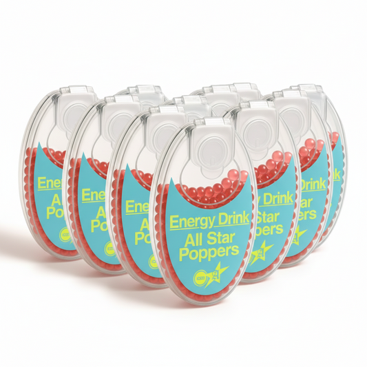 Energy Drink Crush Balls 3-Pack Bundle (300 Balls) All Star Cigarette Poppers Energy Drink Crush Balls 3-Pack Bundle (300 Balls) All Star Cigarette Poppers