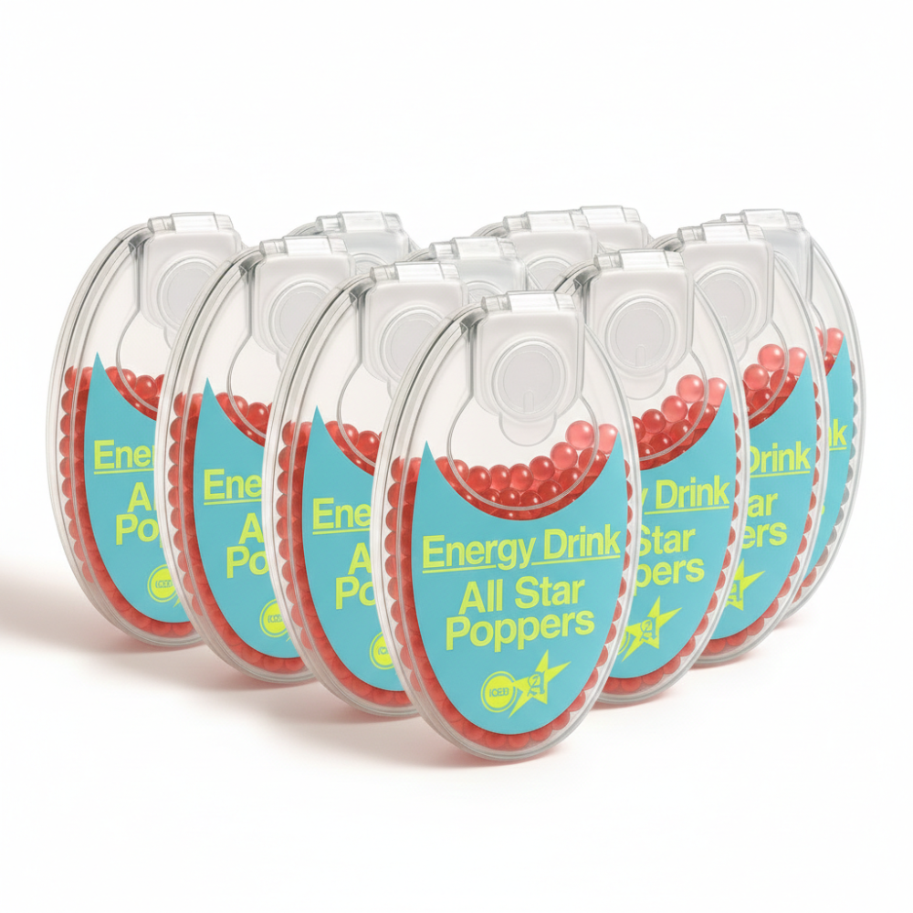 Energy Drink cigarette crush balls 10-pack 1000 balls from All Star Poppers