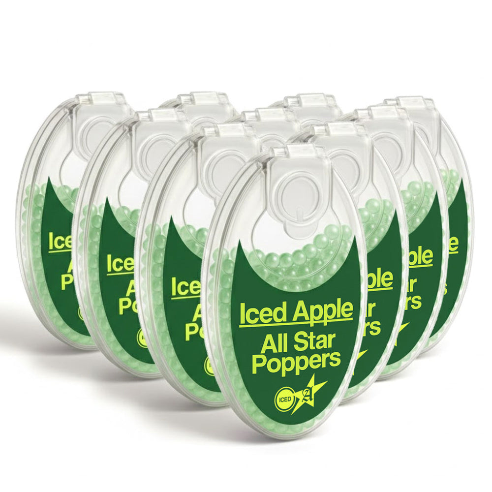 Iced Apple cigarette crush balls 10-pack 1000 balls from All Star Poppers