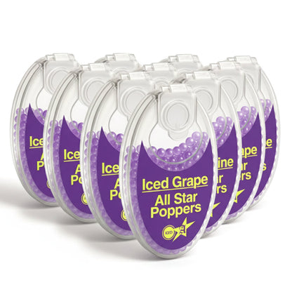 Iced Grape cigarette crush balls 10-pack 1000 balls from All Star Poppers