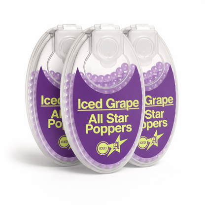 Iced Grape cigarette crush balls 3-pack 300 balls from All Star Poppers