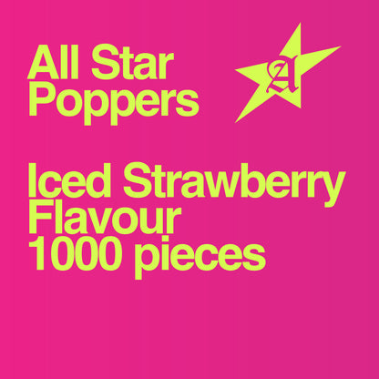 Iced Strawberry cigarette crush balls bulk 1000: lowest per-ball price