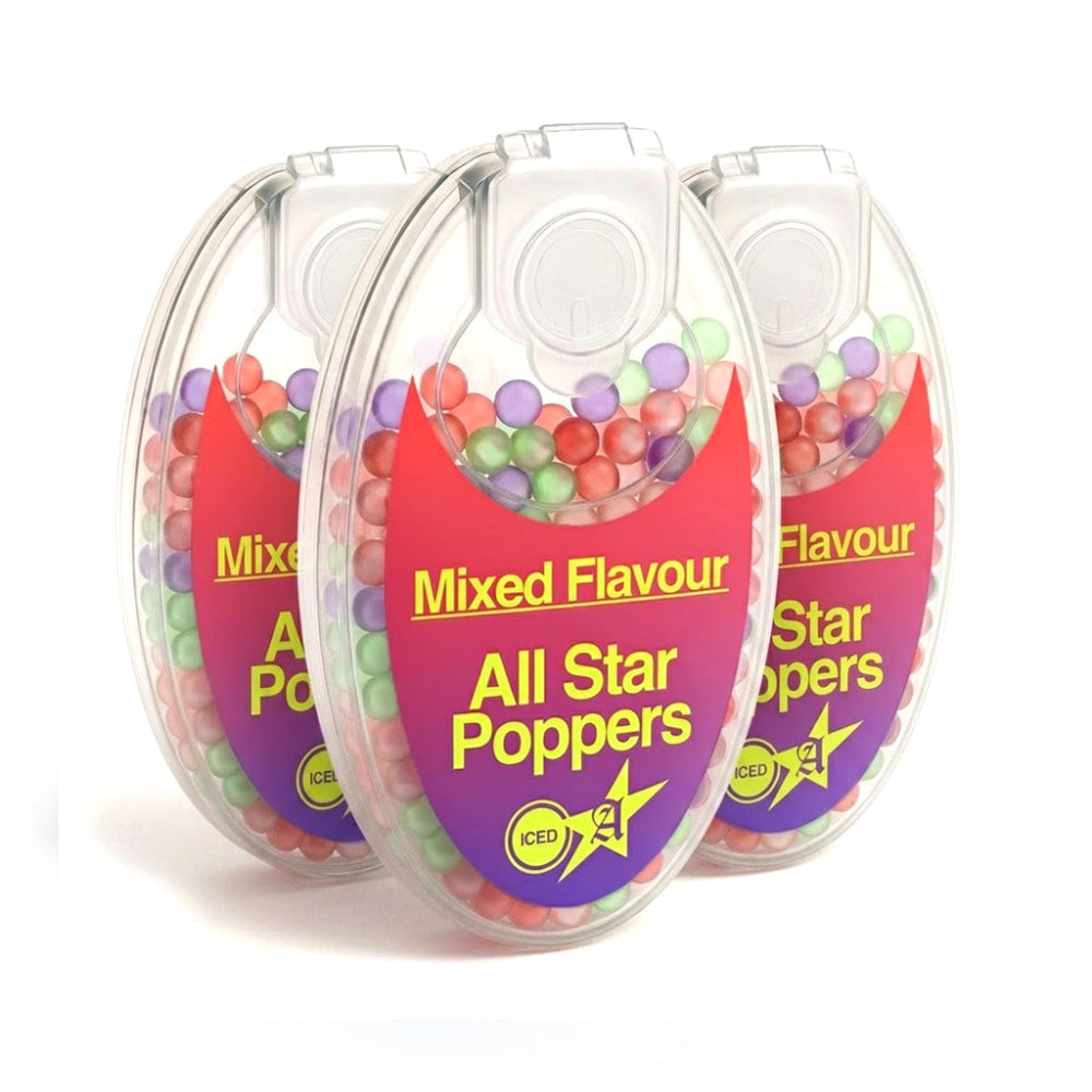 Mixed Fruity cigarette crush balls 3-pack 300 balls from All Star Poppers