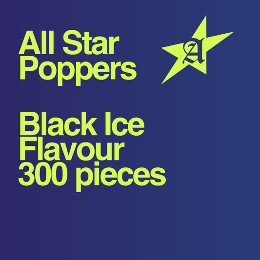 All Star poppers - Cigarette Popper Bundle - Black Ice 3 Pack (300 Balls) rollover image